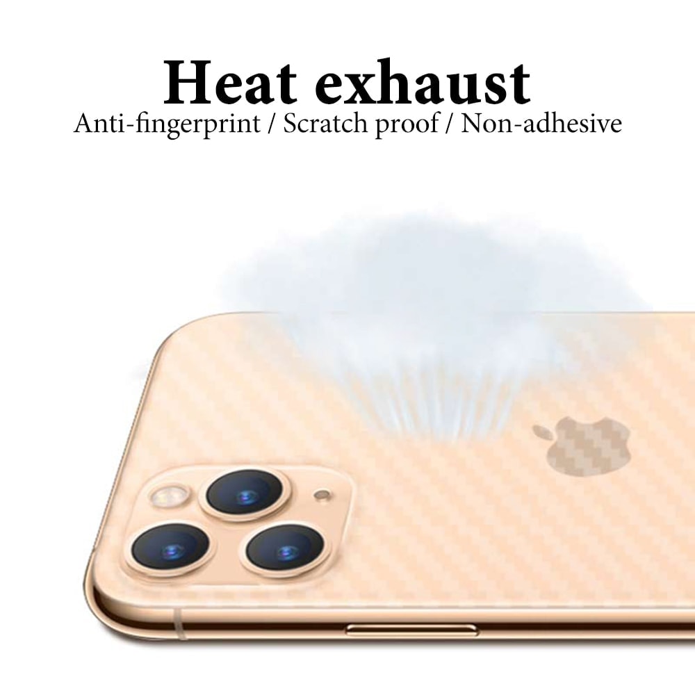 Folia karbonowa iPhone 11 Pro Max na tył nieszczerbiąca