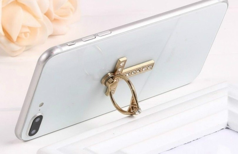 Personalizowany uchwyt ring selfie do telefonu w kształcie literki T