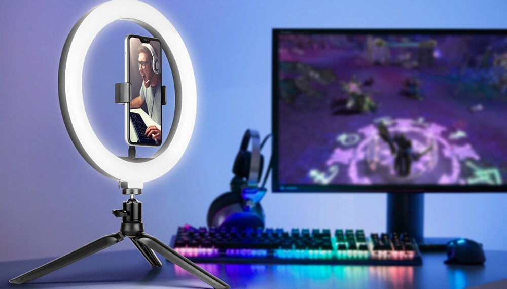 Lampa doświetlająca ze stojakiem, 16 cm