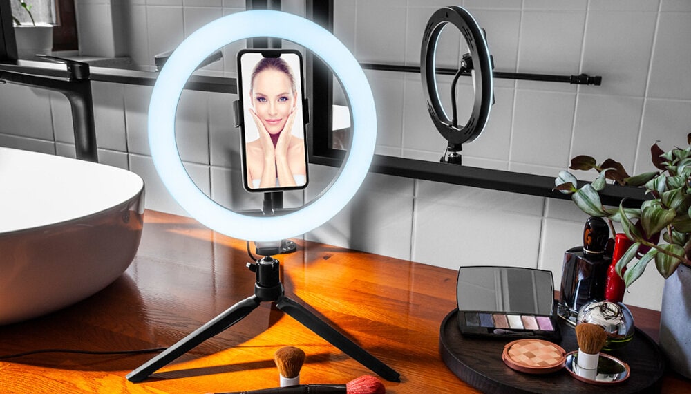 Lampa doświetlająca ze stojakiem, 16 cm