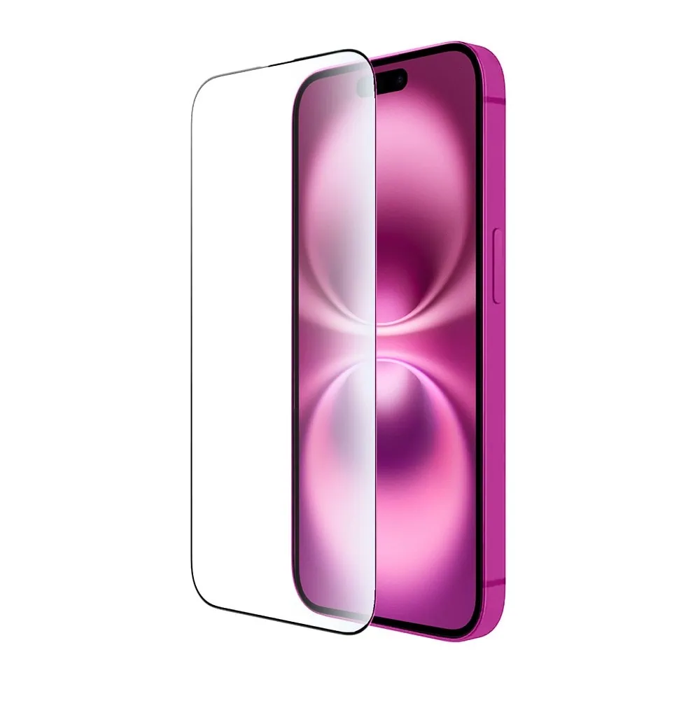 Najtwardsze szkło diamentowe do iPhone 16 z krawędziami