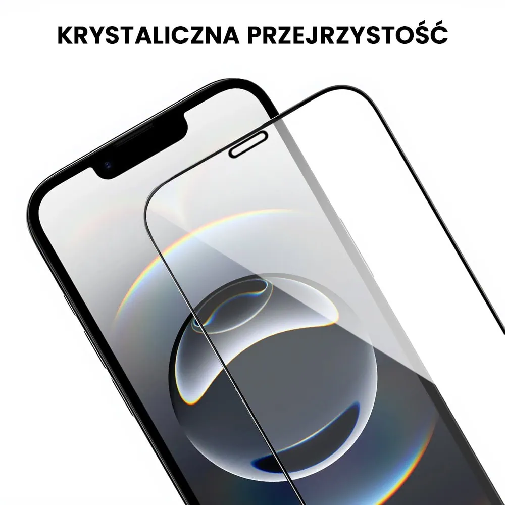 Najtwardsze szkło diamentowe do iPhone 16e z krawędziami