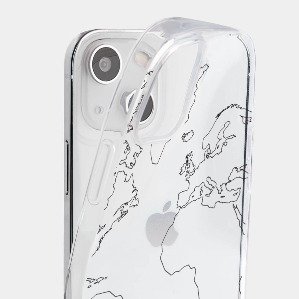 Etui do iPhone 14 Plus z nadrukiem dookoła świata