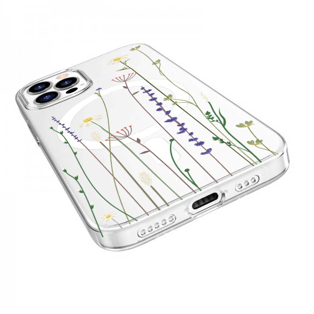 Etui do iPhone 12 Pro Max MagSafe wiosenne kwiaty