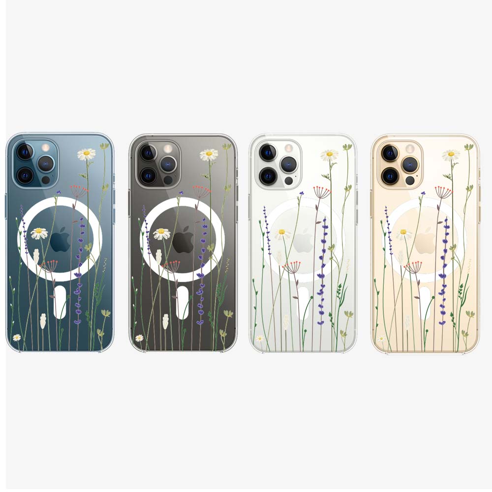 Etui do iPhone 12 Pro Max MagSafe wiosenne kwiaty