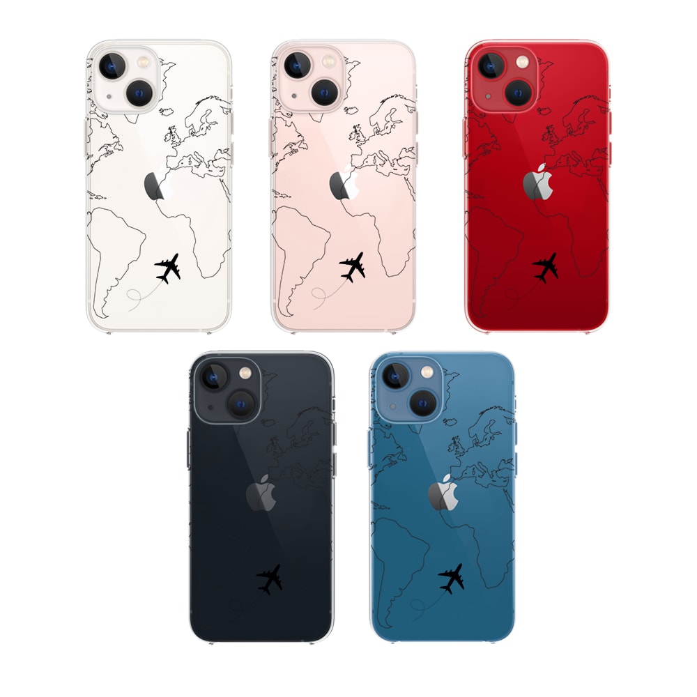 Etui do iPhone 14 Plus z nadrukiem dookoła świata