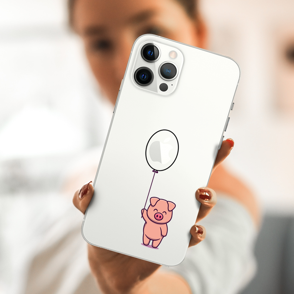 Etui do iPhone 12 Pro z nadrukiem, świnka