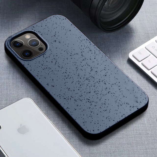 Etui do iPhone 12 Pro Max Biodegradowalne case, 100% naturalny skład, szary