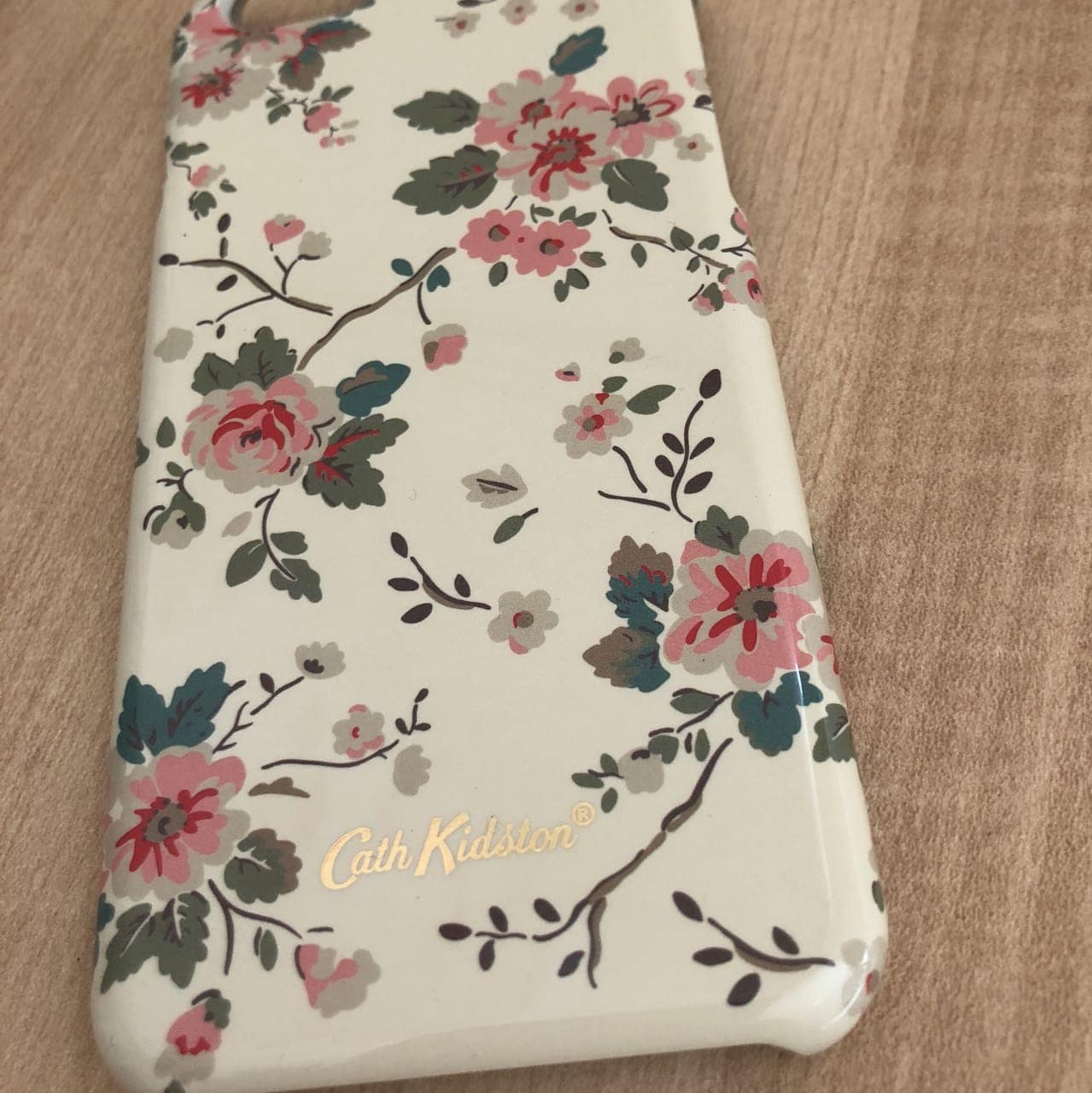 Etui do iPhone X/XS białe kwiatowe z uchwytem