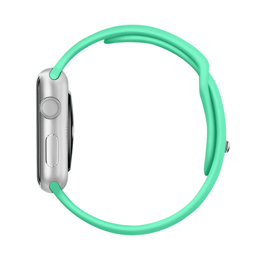 Sportowy pasek silikonowy do zegarka Apple Watch Ultra 1-2 / Series 3-9 / SE 42/44/45/49mm – miętowy kolor