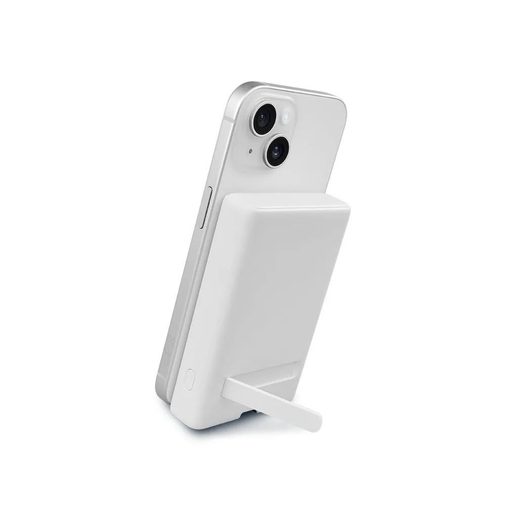 Power bank akumulator Magsafe do iPhone 10000 mAh z podstawką, 20W, biały