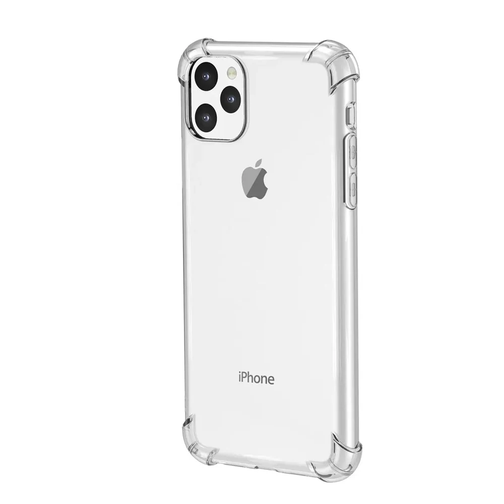 Przeźroczyste etui pancerne anti-shock wzmocnione krawędzie do iPhone 11 Pro Max