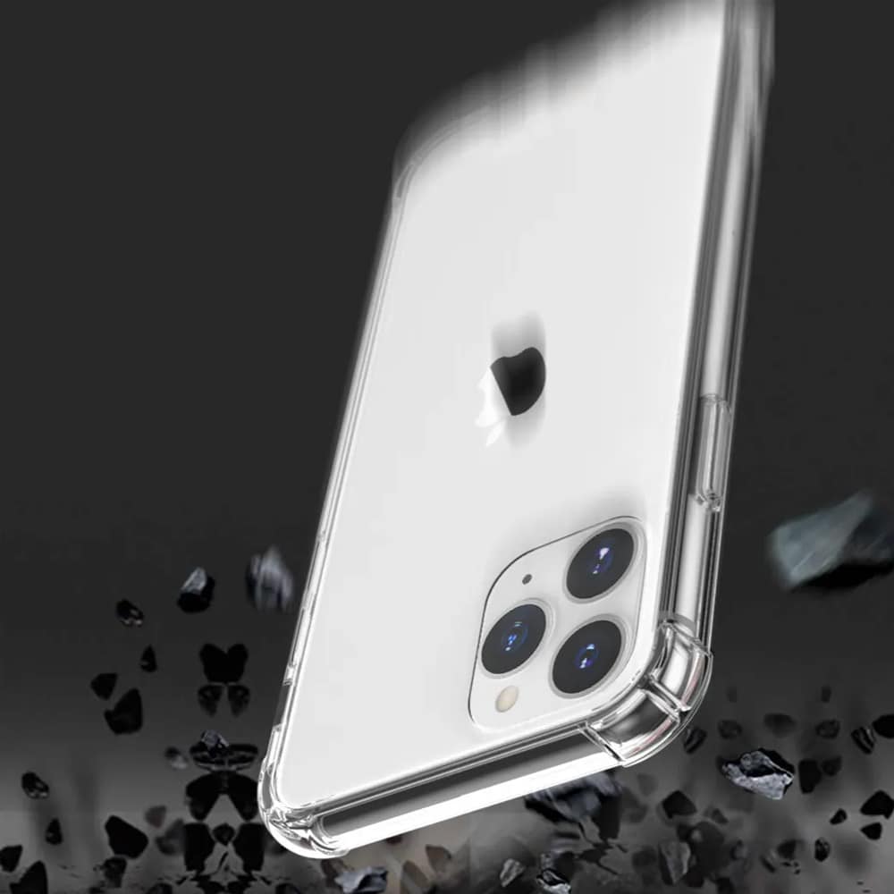 Przeźroczyste etui pancerne anti-shock wzmocnione krawędzie do iPhone 11 Pro Max