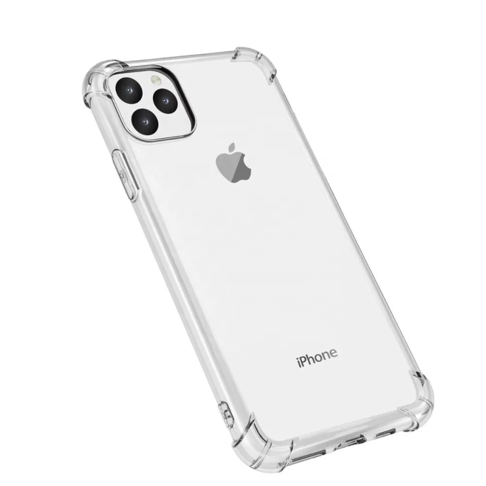 Przeźroczyste etui pancerne anti-shock wzmocnione krawędzie do iPhone 11 Pro Max