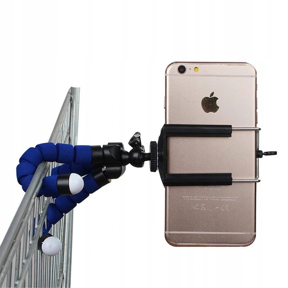 Statyw i uchwyt do telefonu – elastyczny czarny Tripod