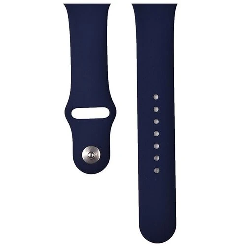 Sportowy pasek silikonowy do zegarka Apple Watch Ultra 1-2 / Series 4-10 / SE 44/45/46/49 mm – granatowy