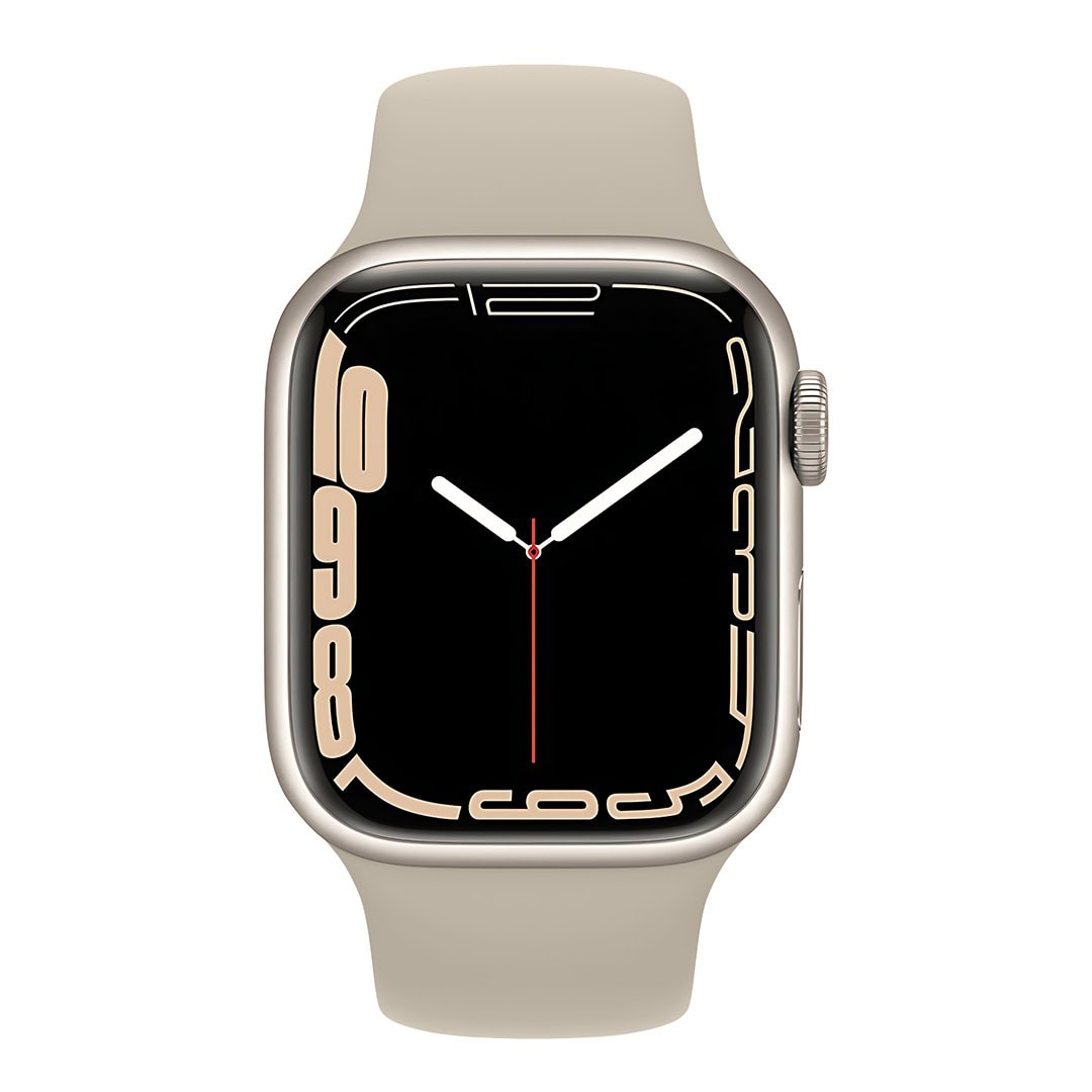 Sportowy pasek silikonowy do zegarka Apple Watch Ultra 1-2 / Series 4-10 / SE 44/45/46/49 mm – kawa z mlekiem