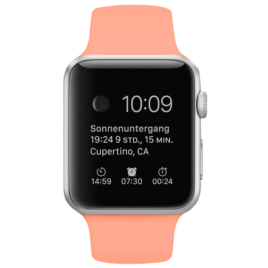 Sportowy pasek silikonowy do zegarka Apple Watch Ultra 1-2 / Series 4-10 / SE 44/45/46/49mm pomarańczowy