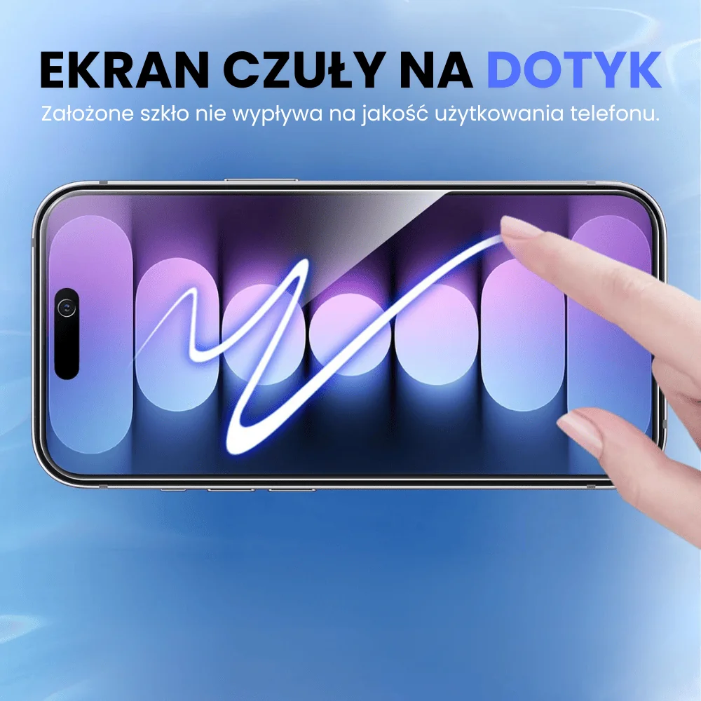 Szkło hartowane 5D z filtrem przyciemniającym Privacy do iPhone 15