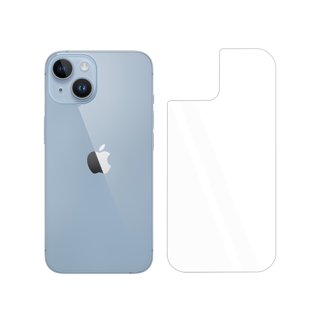 Szkło hartowane 9H wzmacniane na tył obudowy do iPhone 14