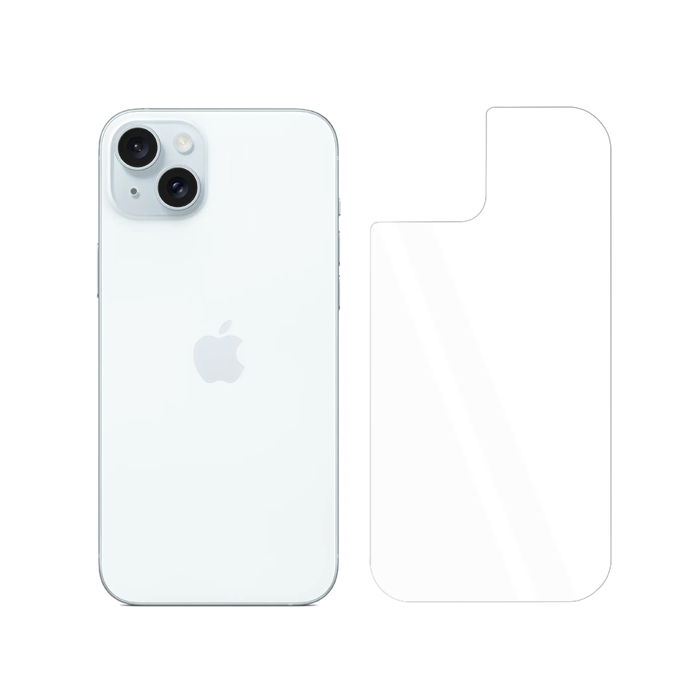 Szkło hartowane 9H wzmacniane na tył obudowy do iPhone 15