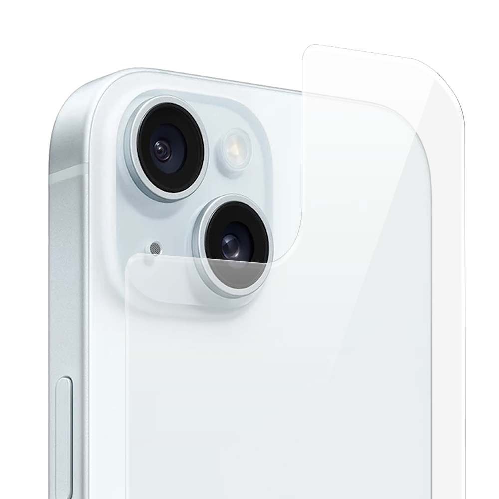 Szkło hartowane 9H wzmacniane na tył obudowy do iPhone 15