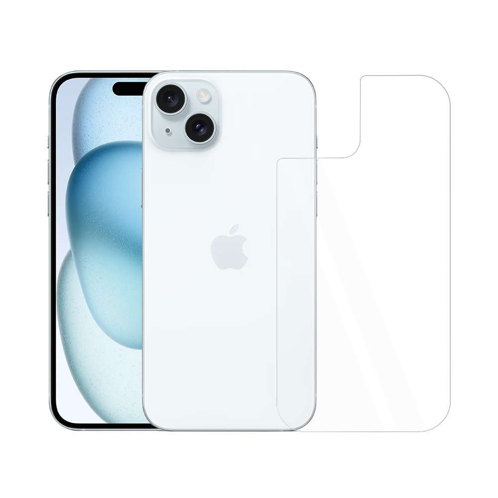Szkło hartowane 9H wzmacniane na tył obudowy do iPhone 15