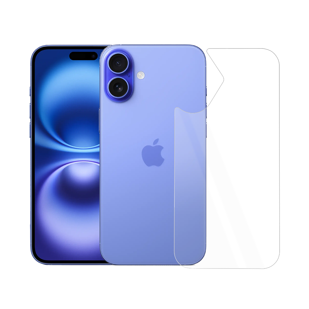 Szkło hartowane 9H wzmacniane na tył obudowy do iPhone 16 Plus