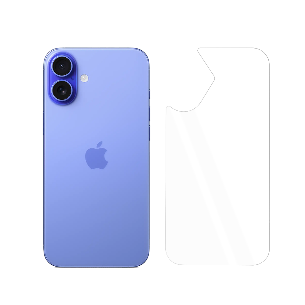 Szkło hartowane 9H wzmacniane na tył obudowy do iPhone 16 Plus
