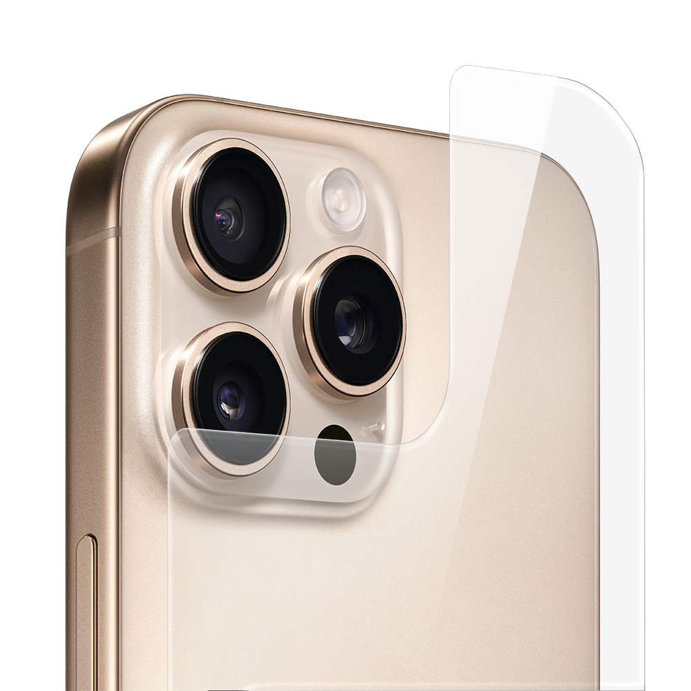 Szkło hartowane 9H wzmacniane na tył obudowy do iPhone 16 Pro Max