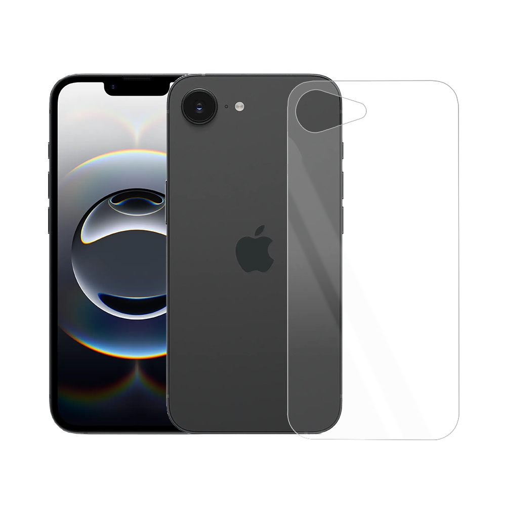 Szkło hartowane 9H wzmacniane na tył obudowy do iPhone 16e