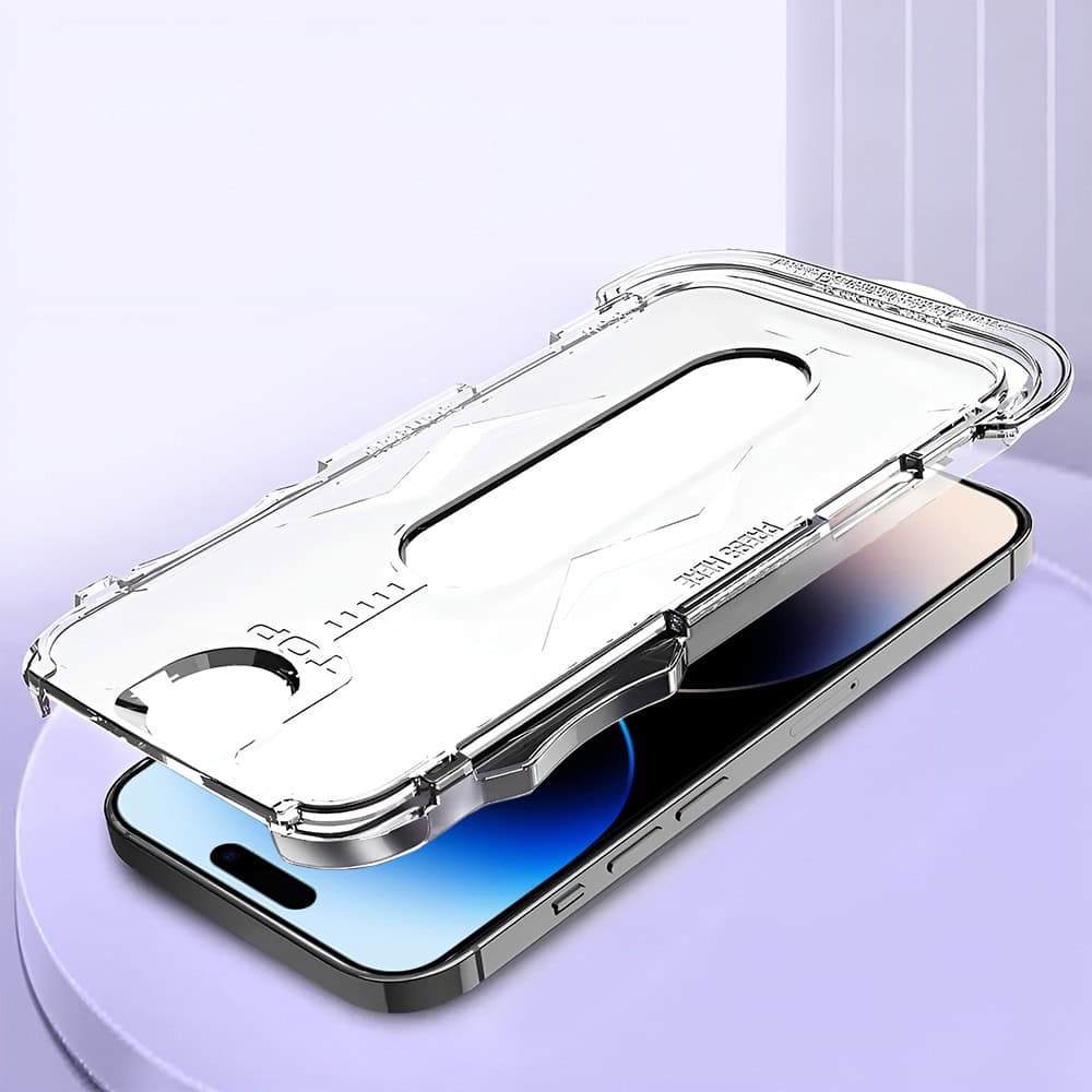 Szkło hartowane na ekran 9H do iPhone 14 Pro Max z aplikatorem