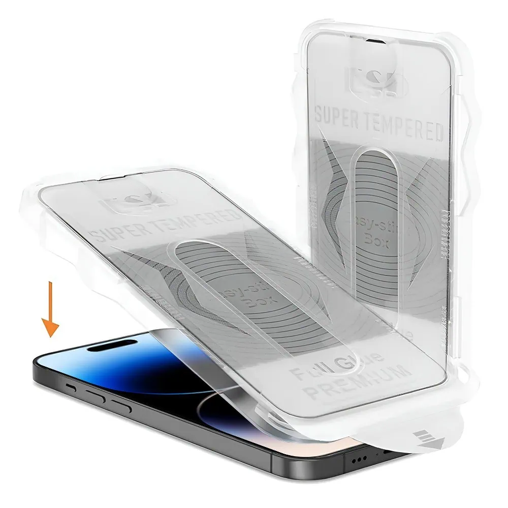 Szkło hartowane na ekran 9H do iPhone 14 Pro Max z aplikatorem