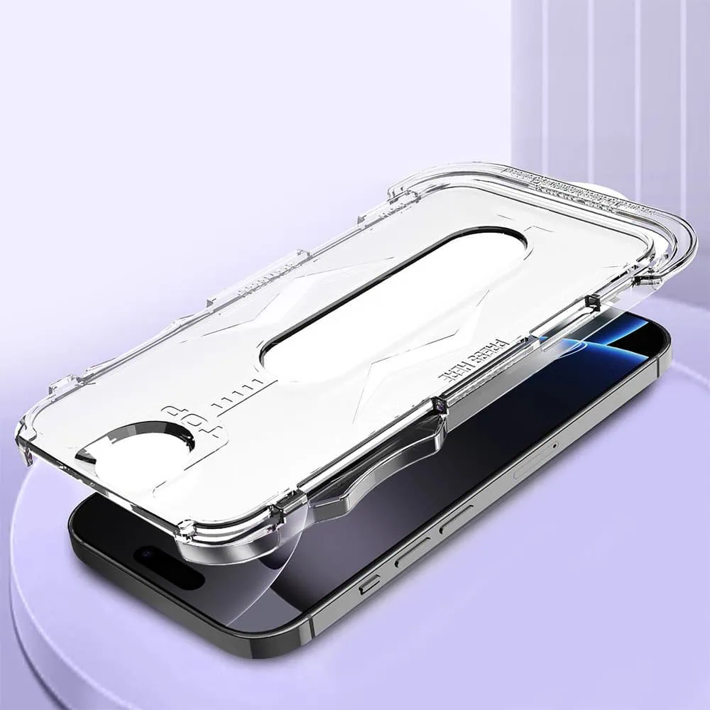 Szkło hartowane na ekran 9H do iPhone 16 Pro z aplikatorem