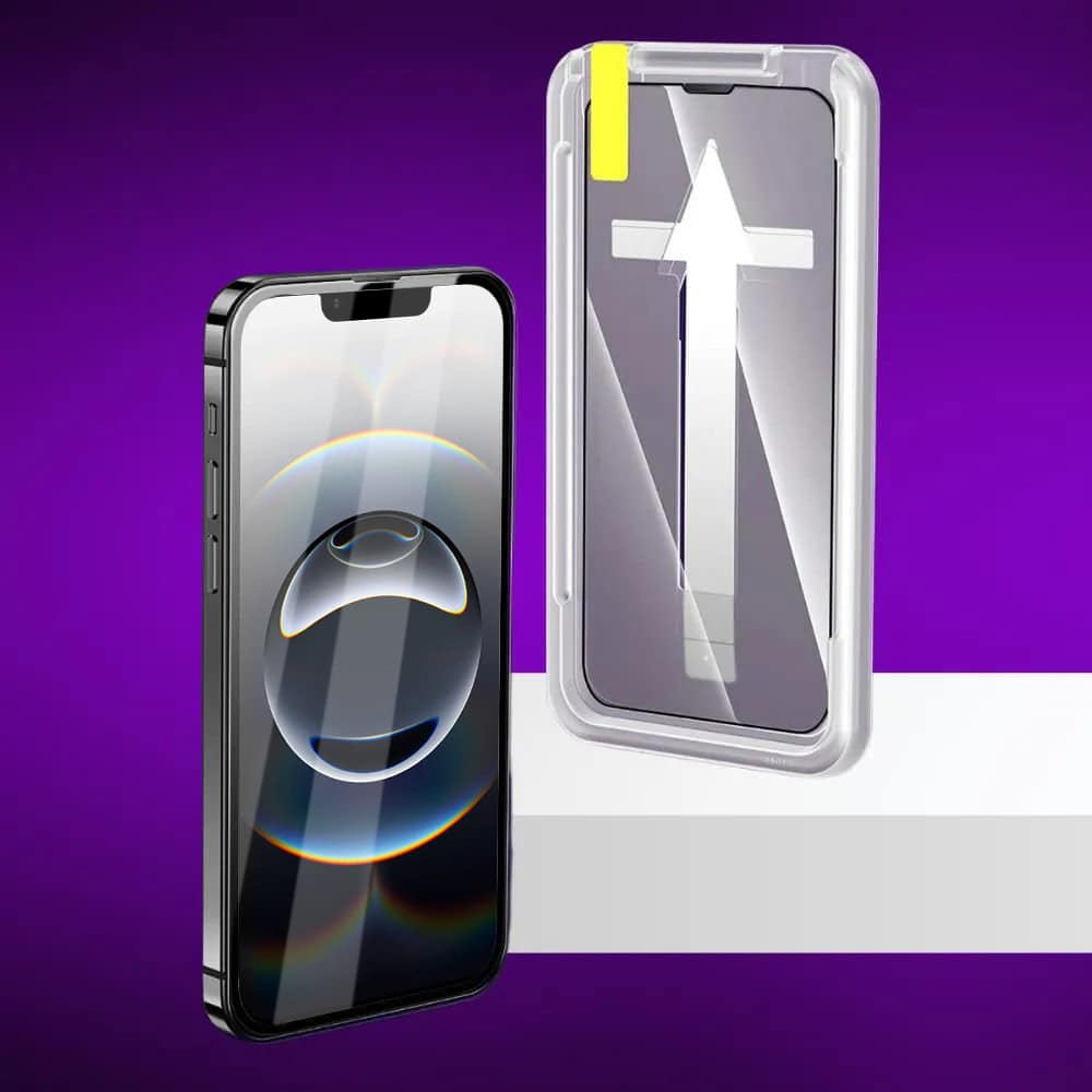 Szkło hartowane na ekran 9H do iPhone 16e z aplikatorem