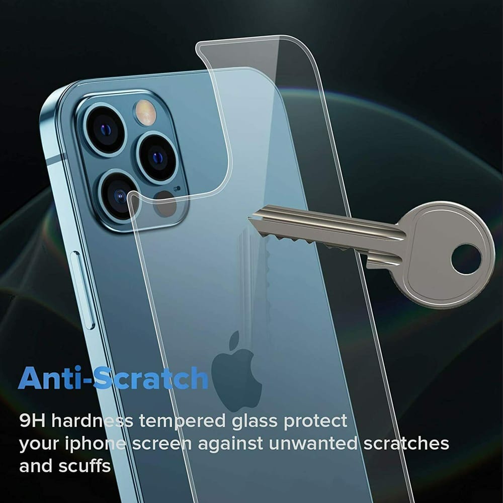 Szkło hartowane 9H wzmacniane na tył obudowy do iPhone 13 Pro Max