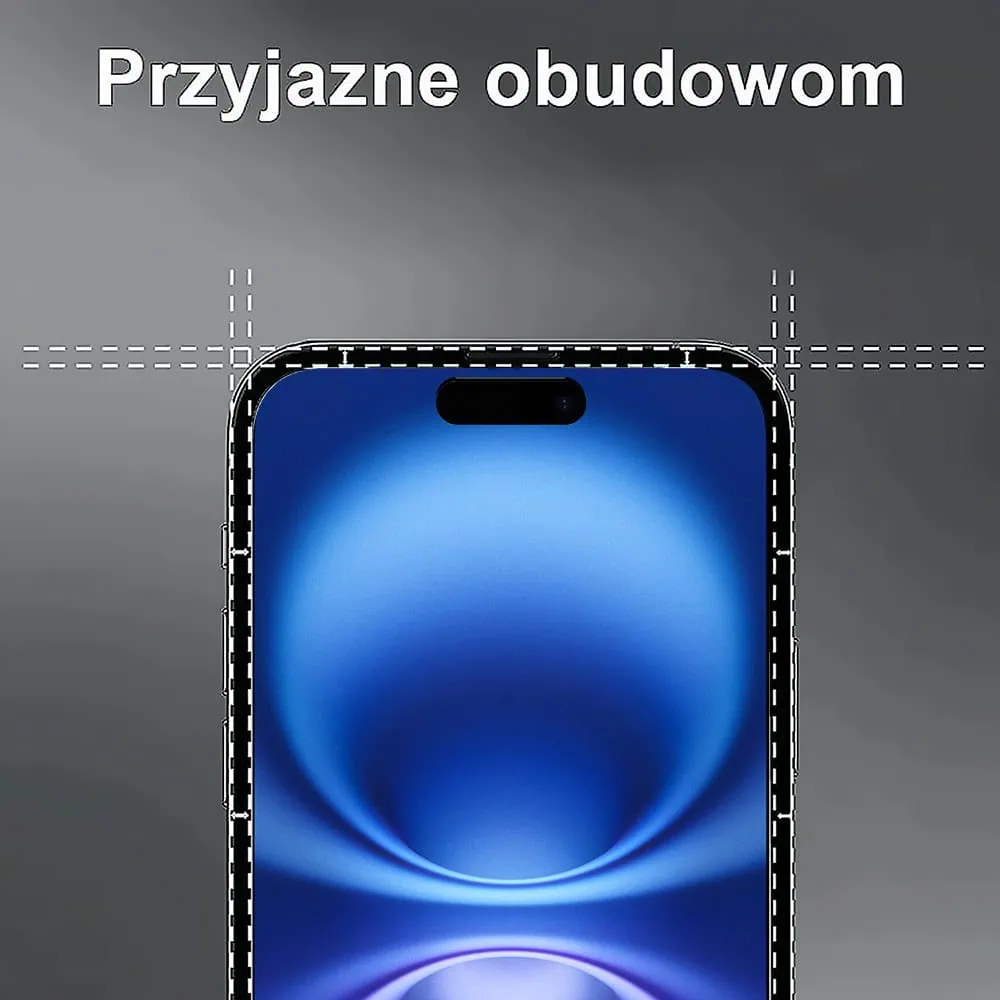 Szkło hartowane wzmacniane 9H na ekran do iPhone 16 Plus