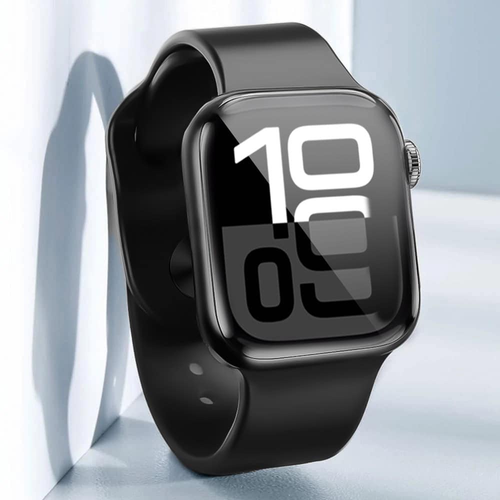 Szkło hybrydowe 5D niewidoczne na cały ekran do Apple Watch Series 10 – 42 mm
