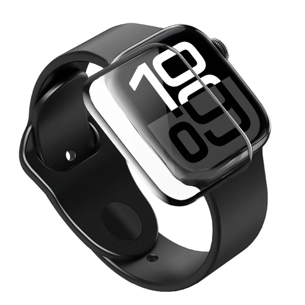 Szkło hybrydowe 5D niewidoczne na cały ekran do Apple Watch Series 10 – 42 mm