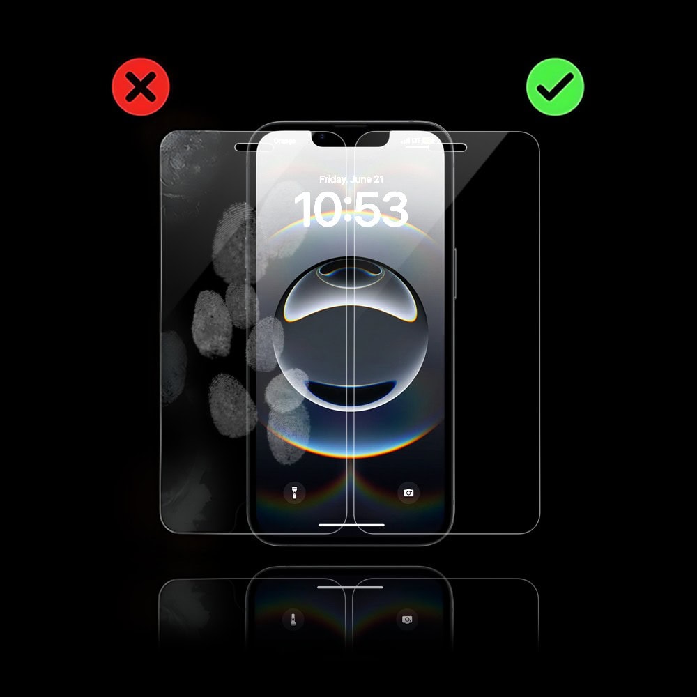 Szkło hybrydowe z powłoką polimerową do iPhone 16e