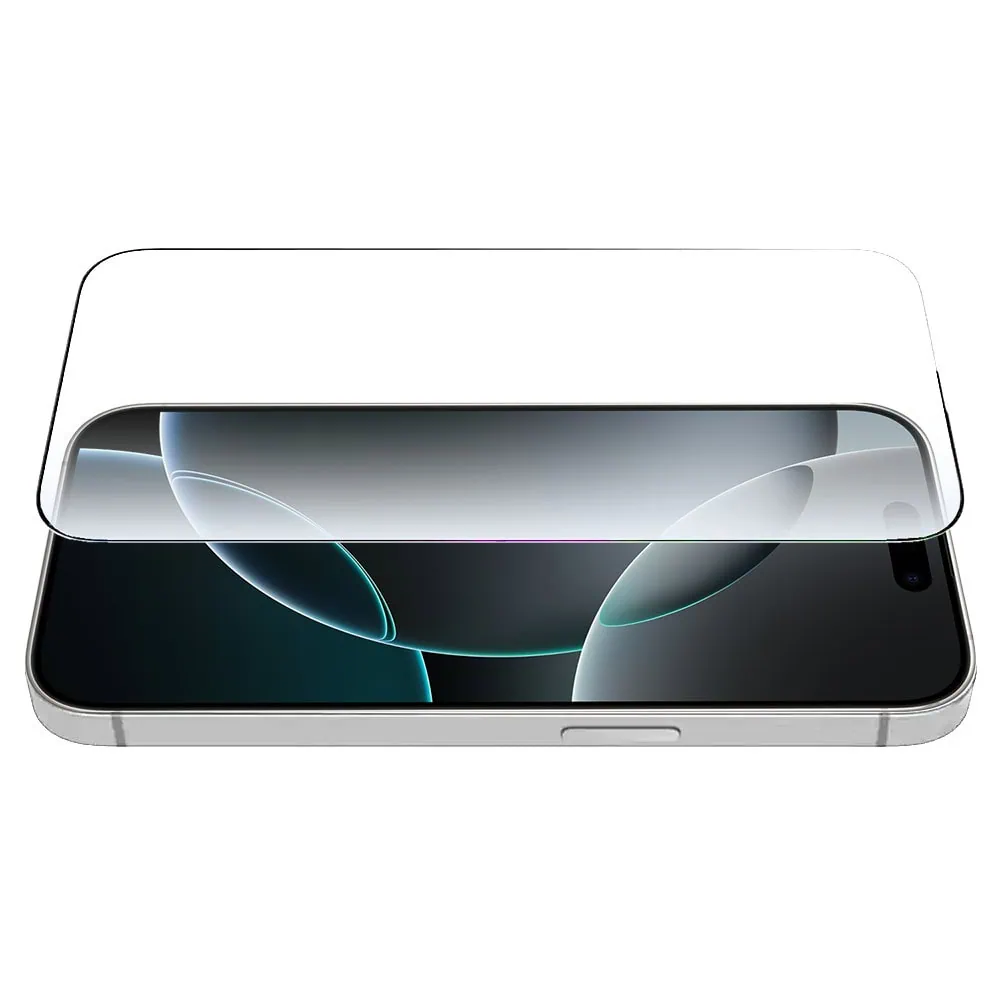 Szkło najtrwalsze kompozytowe z powłoką ceramiczną na cały ekran 5D z ramką do iPhone 16 Pro Max