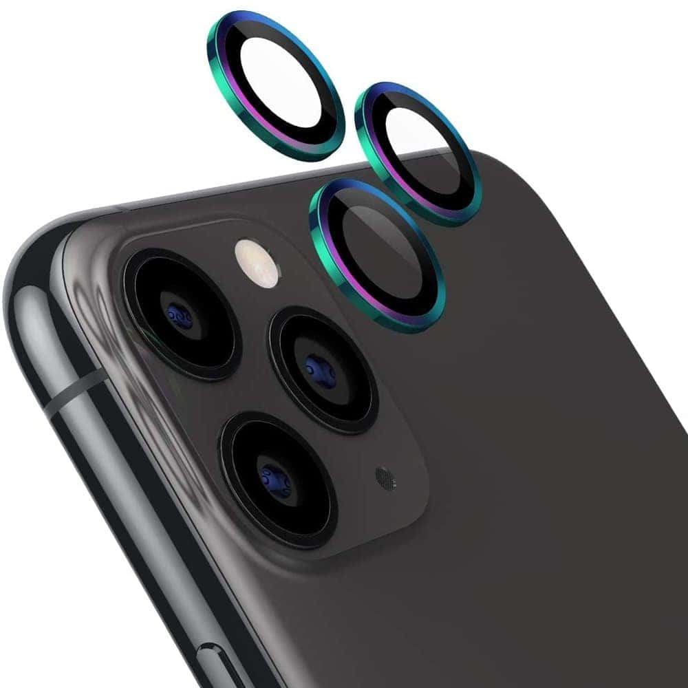 Szkło na iPhone 12 Pro na aparat, trwała metalowa osłona ze szkłem