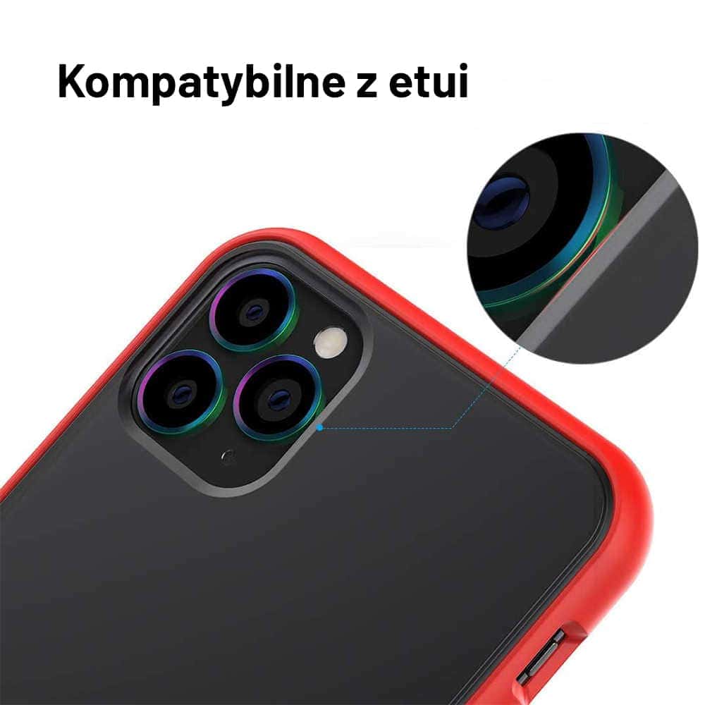 Szkło na iPhone 12 Pro na aparat, trwała metalowa osłona ze szkłem