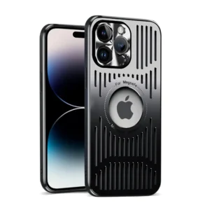 etui do iphone 14 pro metal defender magsafe z osłoną aparatu metalowe głęboka czerń