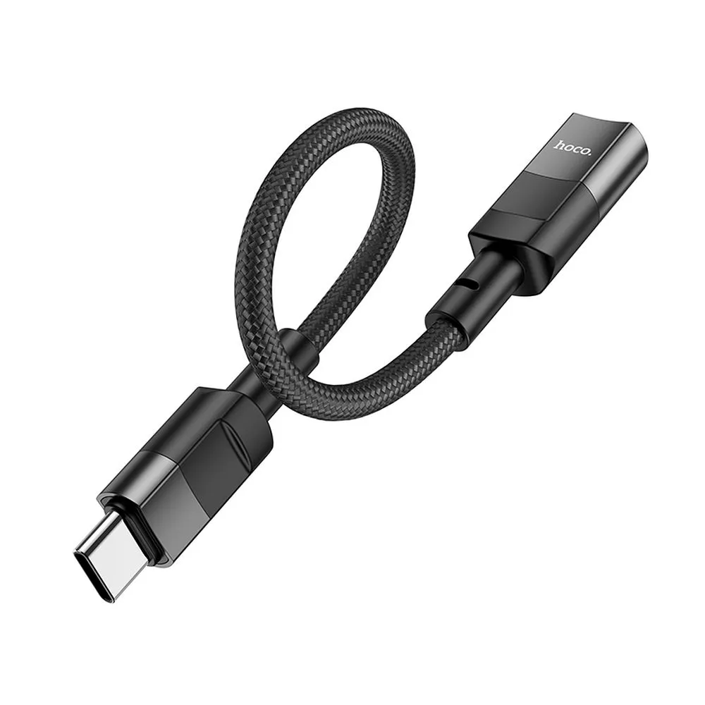 Adapter/rozdzielacz USB Typ C – Lightning, czarny