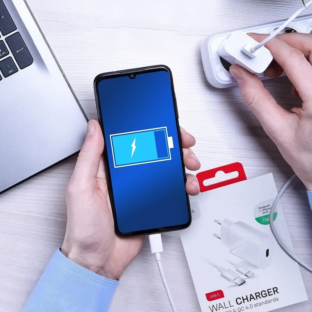 Bardzo szybka ładowarka zasilacz 3A 20W z kablem lightning do iPhone 14/13/12/11/X szybkie ładowanie