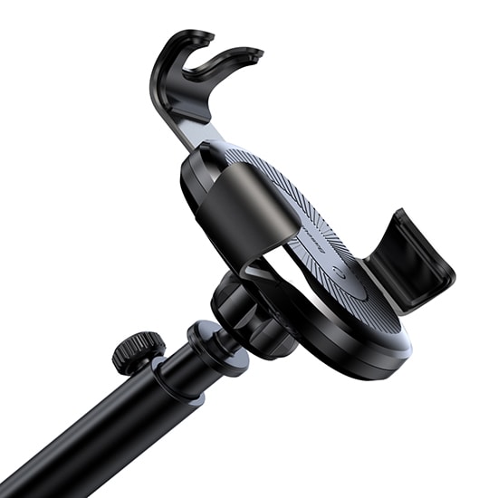 Uchwyt z ładowarką do samochodu 2 w 1 Czarny