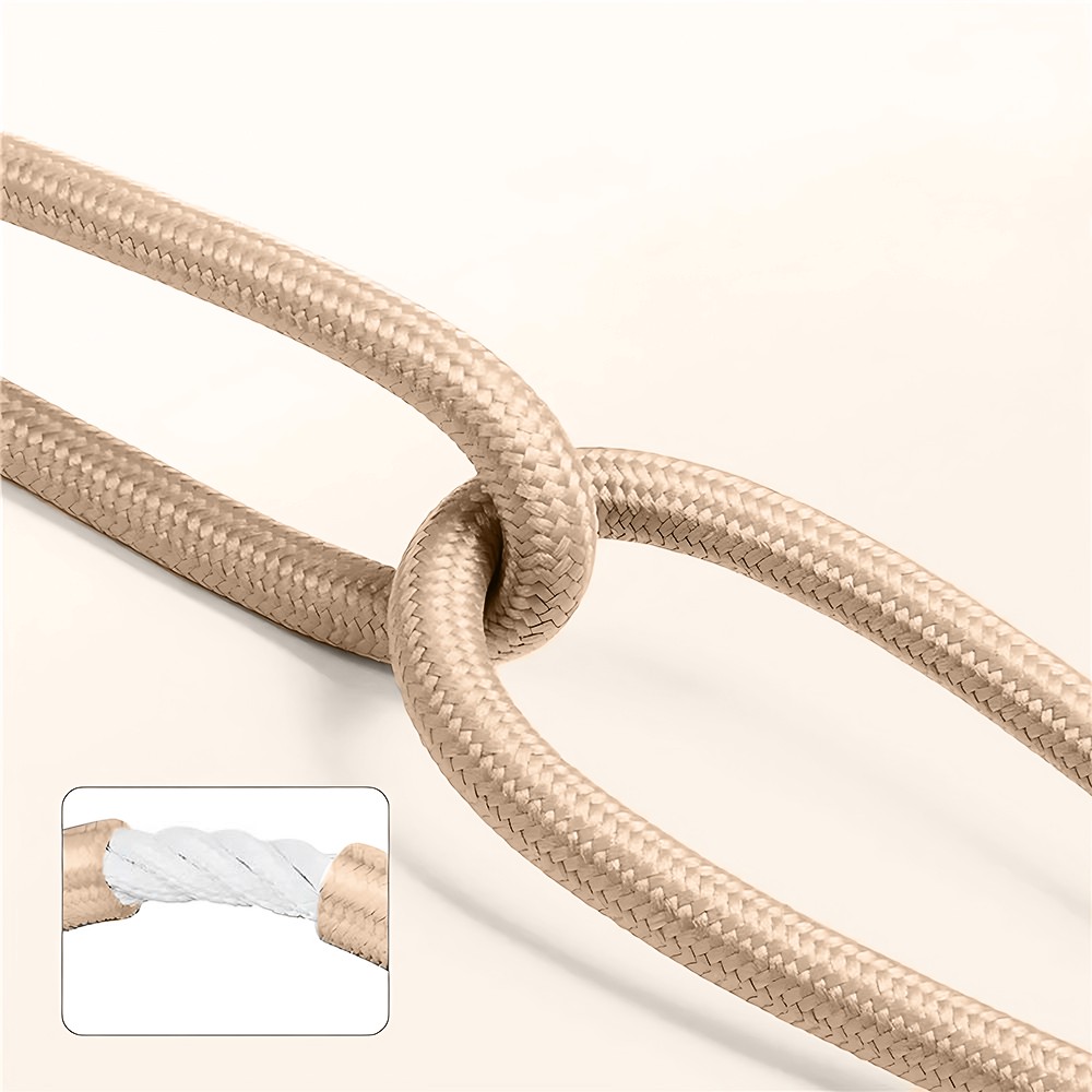 Smycz do telefonu, regulowana, beżowa