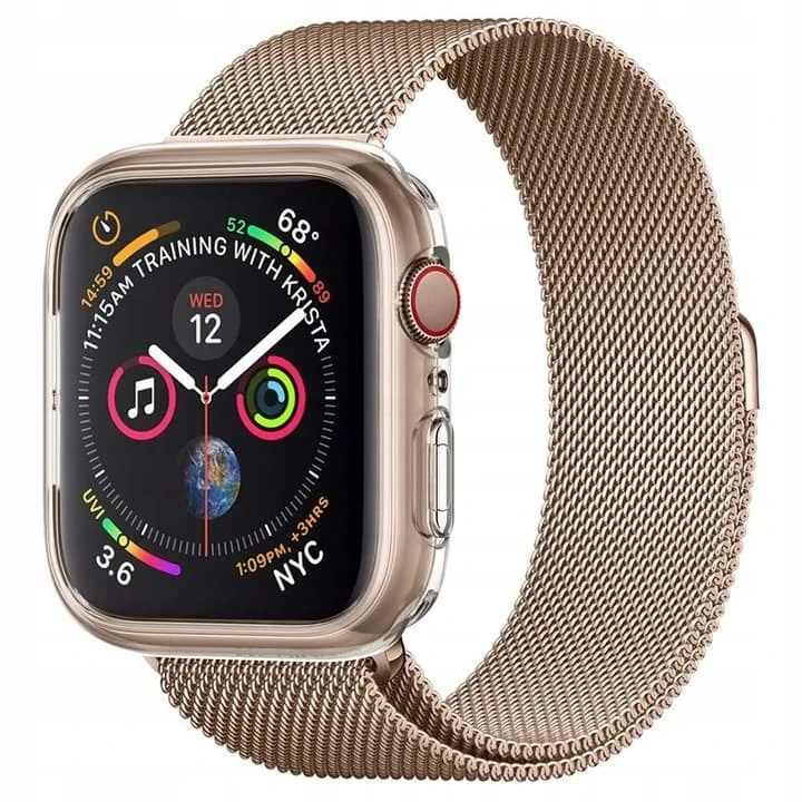 Etui obudowa ochronna do szkła/folii do Apple Watch SE/6/5/4 44mm przeźroczysta