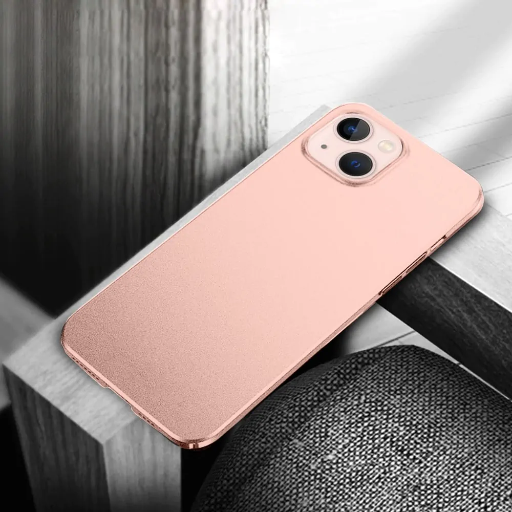 Etui do iPhone 13/14 Skin Matt satynowe ultra cienkie, różowe (OUTLET)